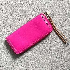 Tommy Hilfiger Pink Clutch Purse ~8x1.5x4 inches (LxWxH)